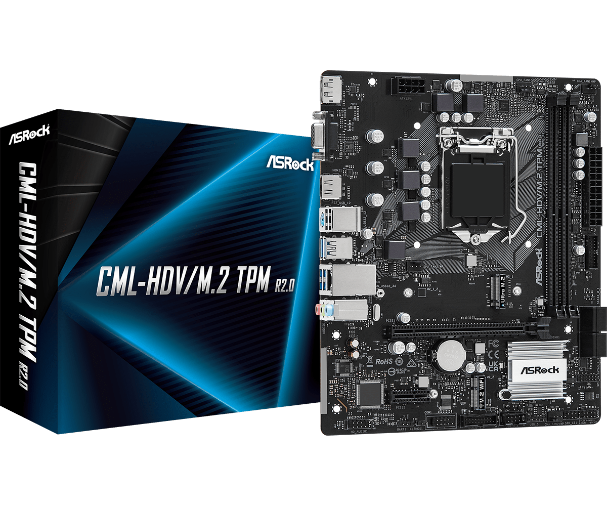 ASRock CML HDV M 2 TPM R2 0